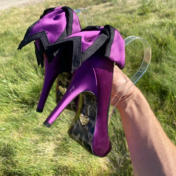 Women's Betsey Johnson purple pump caseyy - Picture 6 of 10